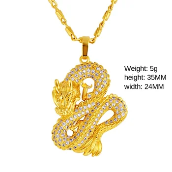 Trenutno je 18-karatno Zlatno ogrlica s ovjesom za muškarce i žene Srebro 925 sterling Nakit Bizuteria Bijoux Femme Joyas Dijamant ogrlice od циркона