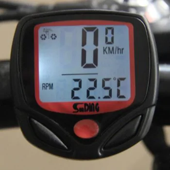 1 Compl. Praktičan Biciklistička računalo Štoperica MTB Bicikl Digitalni led Zaslon Računalo Brzinomjer, Brojač kilometara Biciklizam Oprema za jahanje