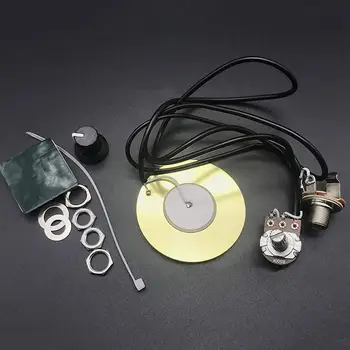 1 Komplet Praktičan 50 mm Gitaru Disk Soundbox Izlazni Konektor Пьезодатчика Jednostavan Disk Пьезосниматель Fin za Alat