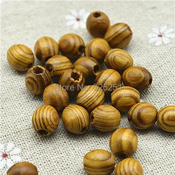 10*9 mm, ovalnog oblika smeđe borove drvene perle, modni nakit pribor Besplatna dostava 100 kom./lot
