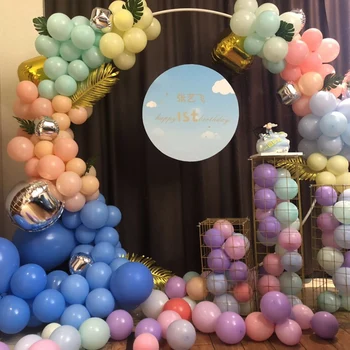 10 Cm 30 Kom Tjestenine Pastelnim Latex Baloni Dekoracije Na Dan Rođenja Za djevojčice Ukras za tuširanje Djeteta Jubilarni baloni