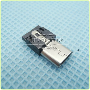 1000 kom./lot Micro USB 5P priključak za lemljenje Tip žice Micro USB 5-pinski priključak za Stražnji punjenje Priključak
