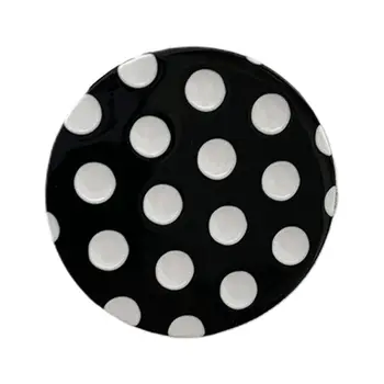 12 Stil Za žene Vintage Geometrijski bobby pin za kosu Crna, bijela boja grašak Akril bobby pin Q1FA 5