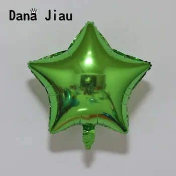 18 cm zelene boje Pentagram U Obliku Folija Balon za vjenčanje Rođendan Dekoracija proslava balonima Događaj zvijezda Balon igračka