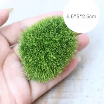 1pc novo uređenje vrta umjetnu mini-zelena mahovina kamena dekoracija za dom simulacija moss kamen stil uređenja radne površine