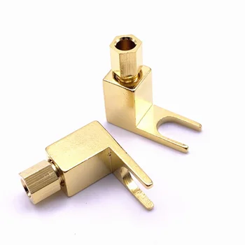 2/5/10 kom adapter Y-oblika priključak kabela zvučnika banana priključak za adapter za 4 mm U banana plug