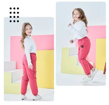 2022 Dječji tanke hlače Obložen Dječje hlače za dječake i djevojčice Zima topla moda odjeća Monotono odjeća za djecu i mlade od 3-12 godina