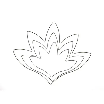 3 kom./compl. Tuberoza Cvijet Latica Tortu Kalup Od Nehrđajućeg Čelika Vjenčanje čokolada gluposti Alata Za Ukrašavanje Torte Šećerna Pasta Kalupe za kolačiće A363
