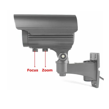 5-Megapikselna Vanjska Kamera za video nadzor video Nadzor Prepoznavanje lica Objektiv 2,8-12 mm 4x Ručni Zoom Bullet IP Sigurnosne POE Kamera 4