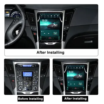 Android 10,0 Auto Radio u stilu Tesla za Hyundai Sonata 8 2011-Авторадио 6 G 128 G Stereo Media player Navigacija br 2din
