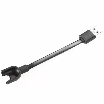 Crni Kabel za Punjenje 15 cm za Xiaomi Pametna Narukvica 3 USB Punjač, Dock Adapter za Miband 3 Sportski Pribor za pametne narukvice