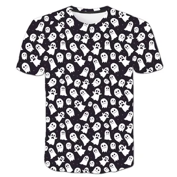 Crni petak XX t-shirt Odjeća za dječake Majica na Halloween Majica sa slikom duh horor Majica za mlade Dječja odjeća Majice Svakodnevne majice za djevojčice kratkih rukava
