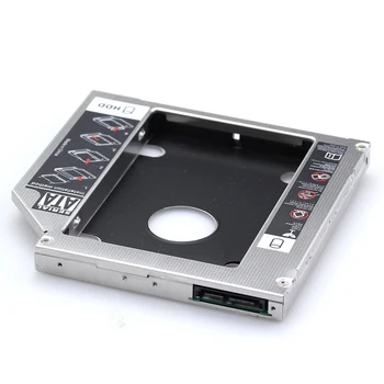 En-Labs 2,5-inčni SATA 2. HARD DISK HDD/SSD HARD DISK SATA za SATA caddy Ladica za laptop 12,7 mm Univerzalni Utor za optički pretinca za CD/DVD-ROM-a