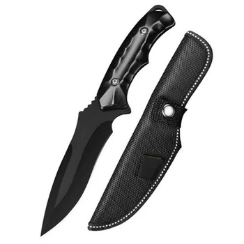 High-end poboljšani lovački spašavanja nož s izravnom žilet za kampiranje s izravnom oštricom Ogledalo jednostavan taktički nož 4