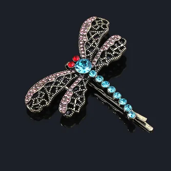 Horor film Coraline Crystal Dragonfly bobby pin Za kosu Broš Za djevojke Slatka Ljubimci Klinac Nakit darove na Noć vještica 1