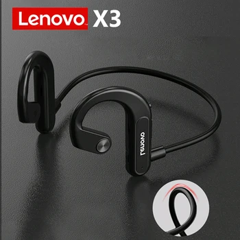 Lenovo X3 Istinska Koštano Vodljivost Bluetooth kompatibilne Slušalice Sportski Beg Vodootporan Bežične Slušalice Шейная Rotirajući Slušalice