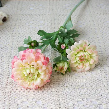 Luksuzno sada dodir Grančica i trave Георгина Umjetno cvijeće ukras dnevnog boravka flores artificiales
