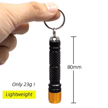 Mini led svjetiljka munkees za ključeve, Prenosiv i jednostavan za led privjesak sa baterijom AAA Za pješačenje,Alata za rasvjetu kamp 3