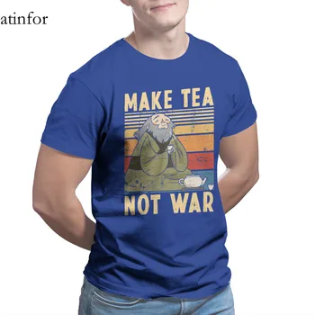 Muška majica Make Tea Not War majice s po cijeloj površini 4XL 5XL 6XL Retro Cool hip-hop Muška odjeća 42628