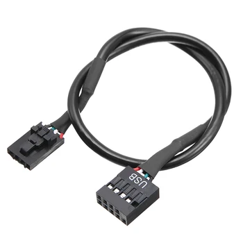 Najnoviji 9-pinski Priključak na 30 cm/1 ft USB Kabel Matične Ploče USB 2.0 Muški Produžetak Od 1 Do 2 Ženski Kabel 9P USB2.0 Hub Luka Mayitr