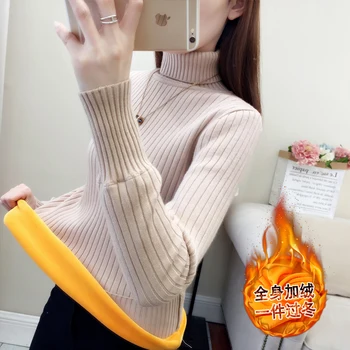 OHCLOTHINGwinter 2019, nova korejska verzija, svestran i ca dres, od samta košulja, dugi rukav, ženski pulover