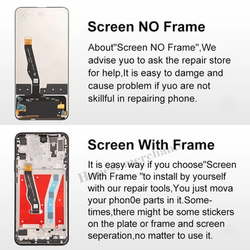 Originalni 6,59 inča za Huawei y9 prime 2019 zaslon/P Smart Z LCD zaslon STK-LX1 zaslon Osjetljiv na dodir Digitalizator sklop rezervni dijelovi