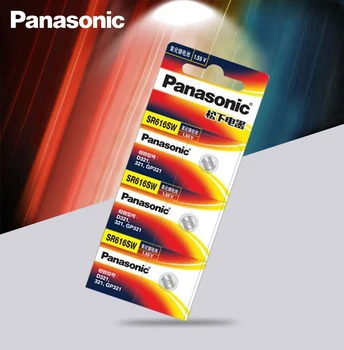 Panasonic Originalni SR616SW 321 Oksida srebra D321 321 GP321 1,55 U the kovanja baterija 6,8 mm*1,6 MM Made in Japan