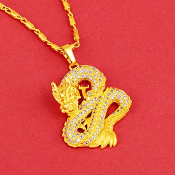 Trenutno je 18-karatno Zlatno ogrlica s ovjesom za muškarce i žene Srebro 925 sterling Nakit Bizuteria Bijoux Femme Joyas Dijamant ogrlice od циркона 2