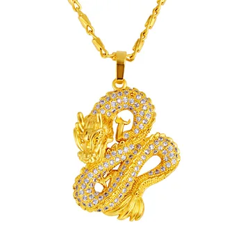 Trenutno je 18-karatno Zlatno ogrlica s ovjesom za muškarce i žene Srebro 925 sterling Nakit Bizuteria Bijoux Femme Joyas Dijamant ogrlice od циркона 3