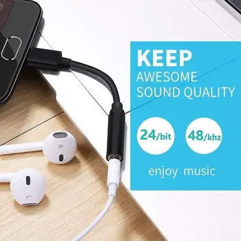 USB C do 3,5 mm Kabel-adapter za slušalice/Priključak za slušalice,Tip C 3,1 Muški Port, 3,5 mm Ženski o Stereo Priključak za slušalice, Aux