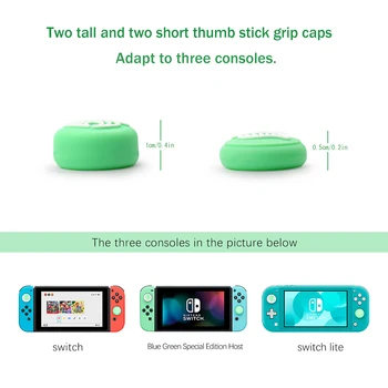 Visoke Kratke Analogni Kapice za prijelaz životinja Zaštitni Gumeni Poklopac Za navigacijske tipke NintendoSwitch /Switch Joy Lite-kontra Kontroler
