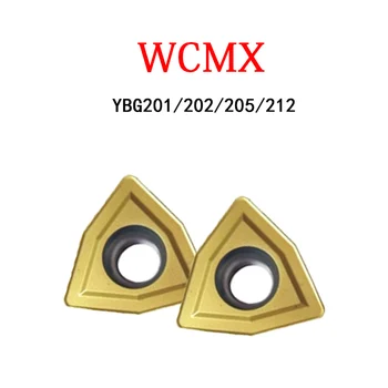 WCMX WCMX03 WCMX04 WCMX05 WCMX05 WCMX030208R-53 WCMX040208R-PG YBG202 Originalni Nož U - Oblika Твердосплавные umetak Za držač WC