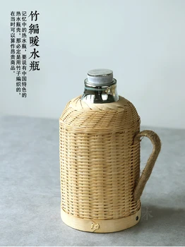 Čaj Potrošačke Ručni Rad Od Bambusa Tradicionalni Drveni Čep Za Vodu Čajna Kuhinja Ured Termos Stakleni Umetak Za Vodu 5