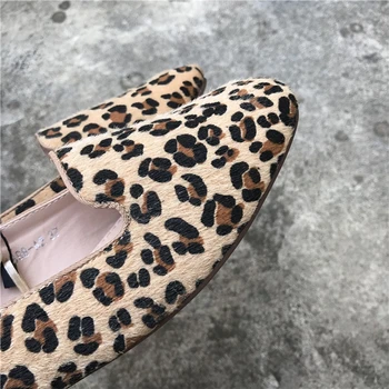 Ženska леопардовая cipele na ravnim potplatima 2020 Proljetna moda Ženske natikače, natikače, svakodnevne balet stanovi, ženske cipele Sapato Feminino
