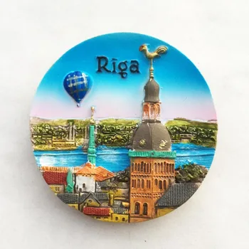БАБЕЛЕМИ Baltičko more, Sjeverna Latvija, Riga Magneti za hladnjak Suveniri za putovanja po svijetu Magnetne Naljepnice na Hladnjak
