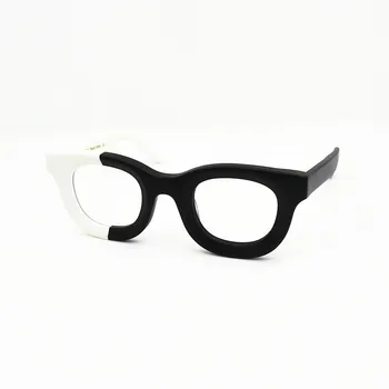 Белайт Optički Belgijski Dizajn 8,0 Zadebljanje Acetat Okruglog Oblika Muškarci Žene Vintage Retro Drvena Okvira Za Naočale 243